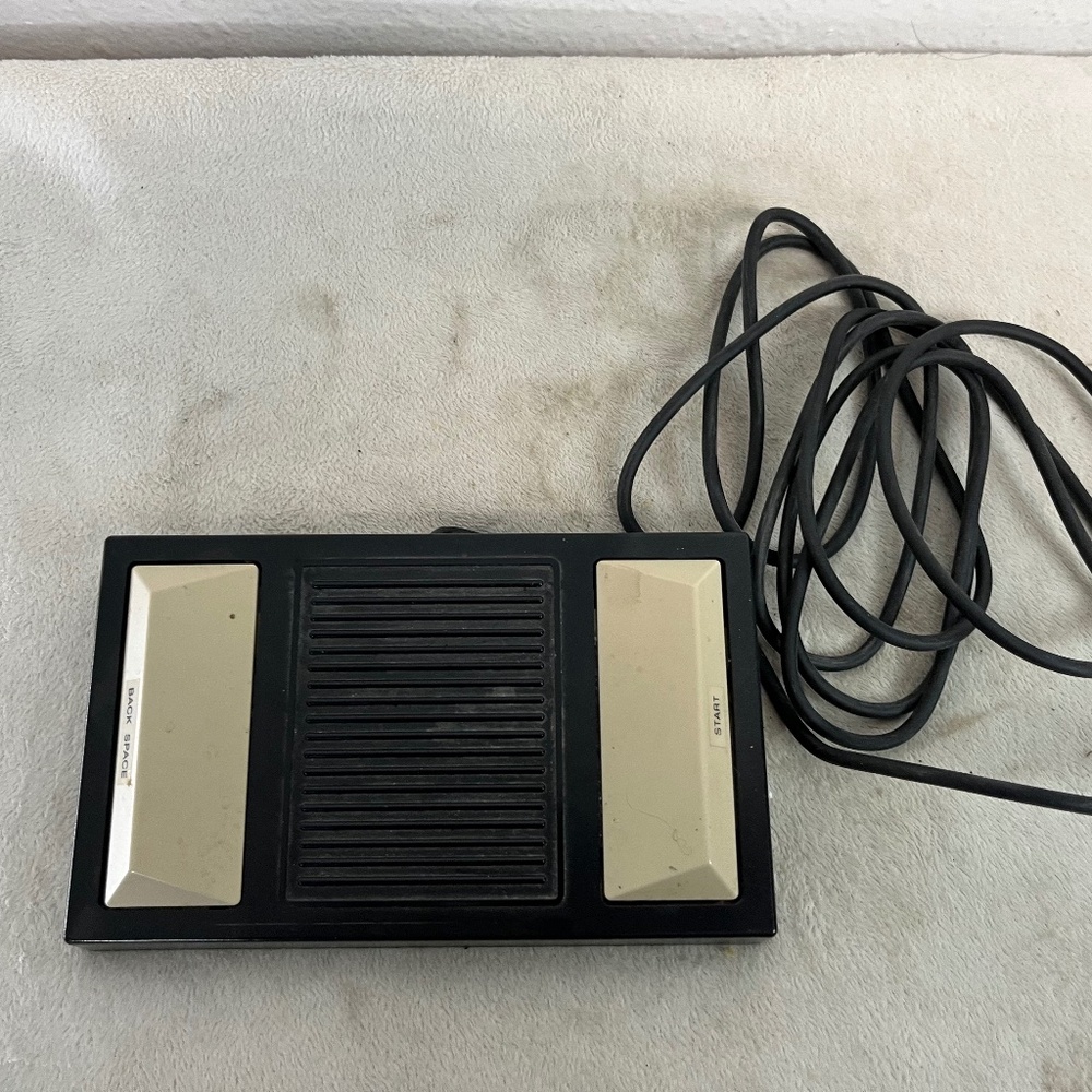 PANASONIC FOOT PEDAL RP-2692 for Use With RR-930 PLAYER Micocassette Transcriber